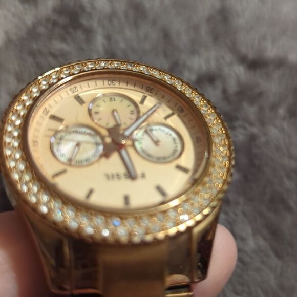 3'Women's FOSSIL "Stella" Multi-Function Gemmed Watches ES-3003, 9105, 8989 - Picture 13 of 17
